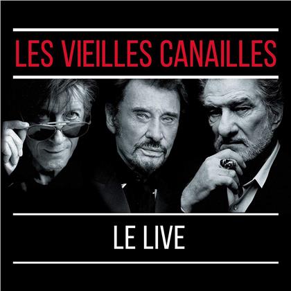 Jacques Dutronc, Johnny Hallyday & Eddy Mitchell - Les Vieilles Canailles:Le Live (2 CDs + DVD)