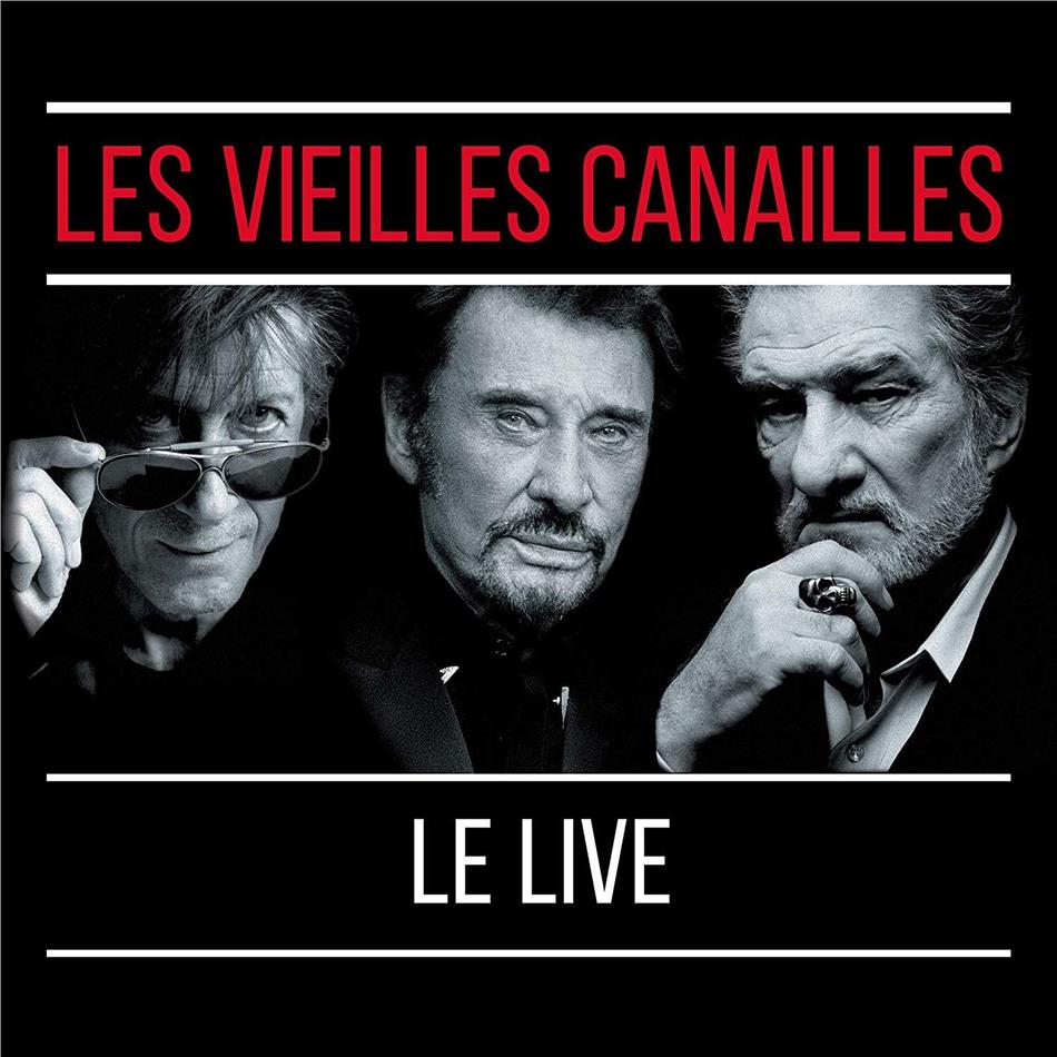 Jacques Dutronc, Johnny Hallyday & Eddy Mitchell - Les Vieilles Canailles:Le Live 2 CDs
