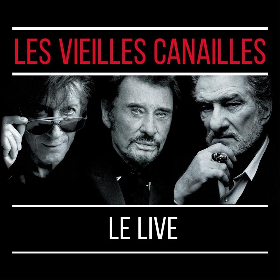 Jacques Dutronc, Johnny Hallyday & Eddy Mitchell - Les Vieilles Canailles:Le Live 3 LPs