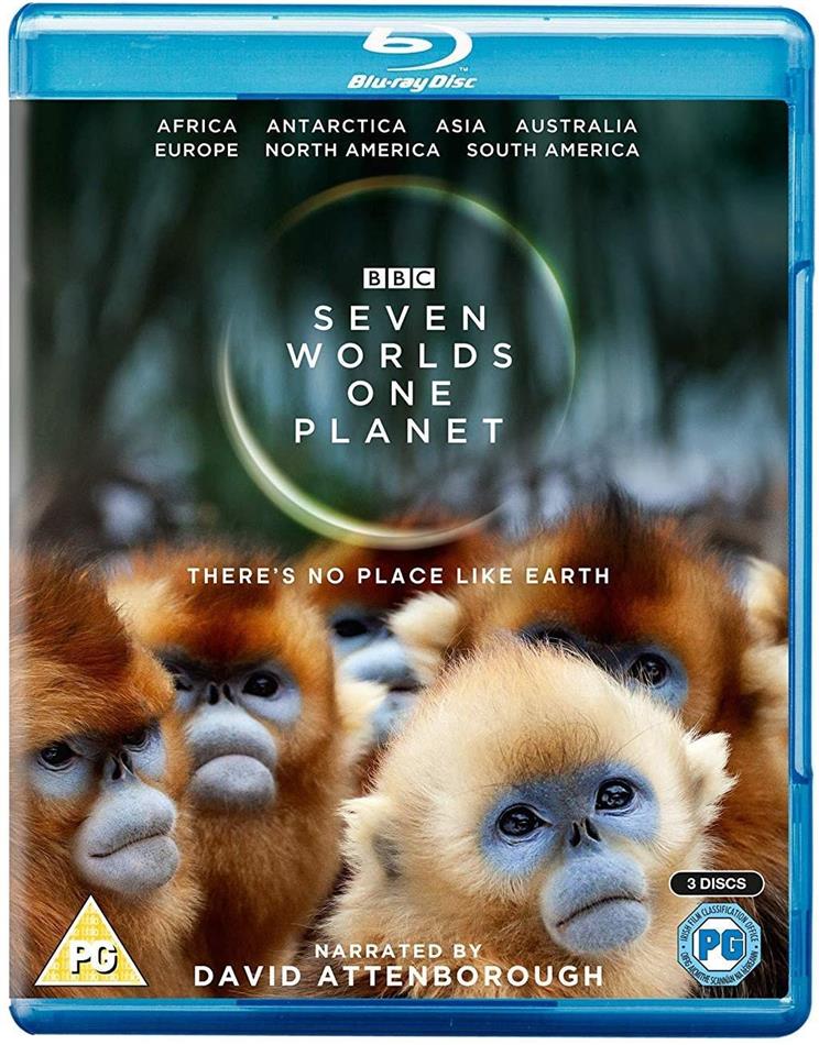 Seven Worlds - One Planet BBC, 3 Blu-rays