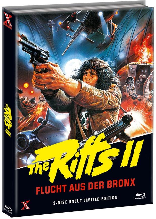 The Riffs 2 - Flucht aus der Bronx (1983) Cover B, Édition Limitée, Mediabook, Uncut, Blu-ray + DVD