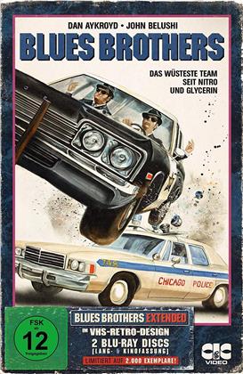Blues Brothers (1980) (VHS Retro Edition, Extended Edition, Versione Cinema, Edizione Limitata, 2 Blu-ray)