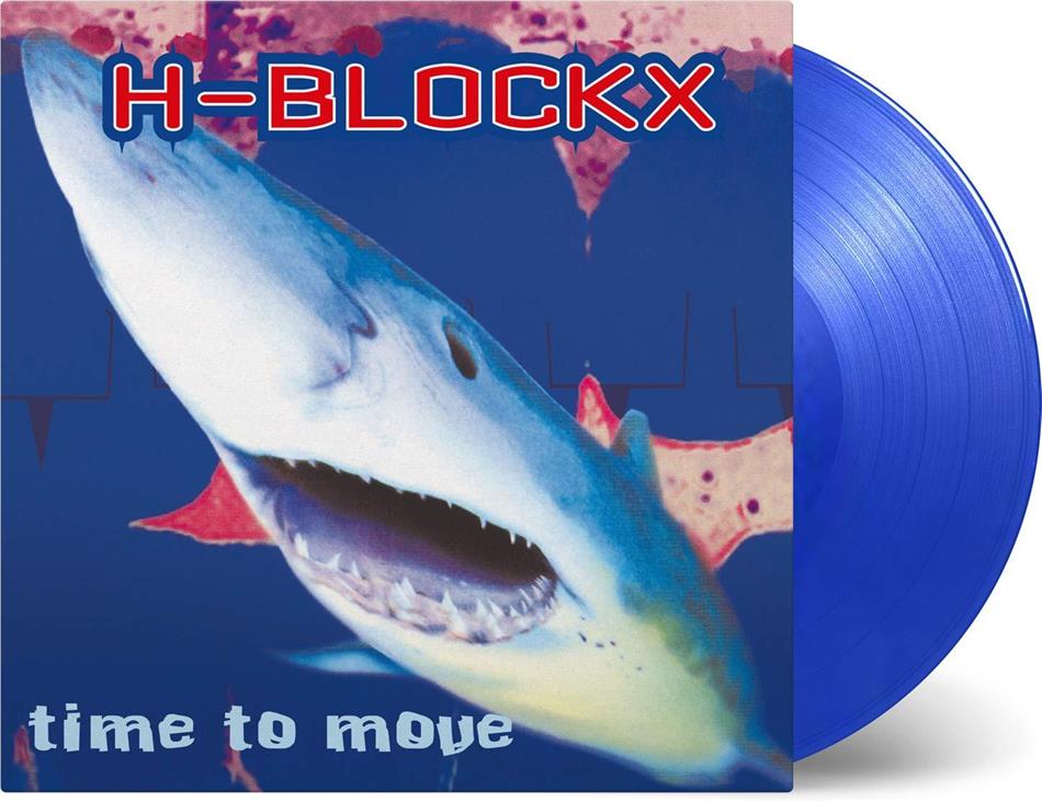 H-Blockx - Time To Move Music On Vinyl, 2019 Reissue, 25th Anniversary Edition, Limited Edition, Transparent Blue Vinyl, LP