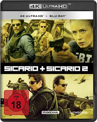 Sicario 1+2 (2 4K Ultra HDs + 2 Blu-rays)