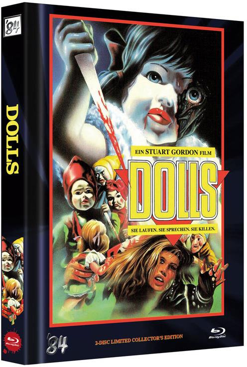 Dolls (1987) Cover C, Limited Collector's Edition, Mediabook, Uncut, Blu-ray + DVD