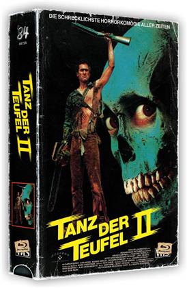 Tanz der Teufel 2 (1987) (VHS Box, + Poster, Cover A, Limited Edition, Uncut, 4K Ultra HD + 2 Blu-rays)