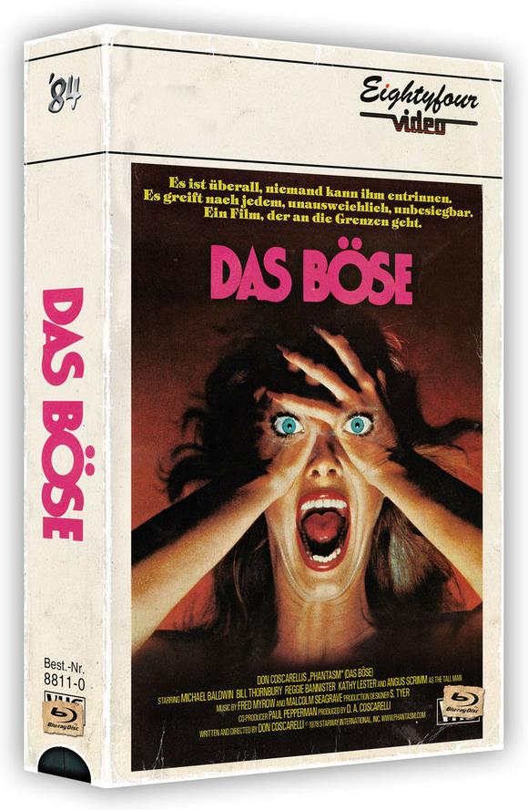 Das Böse (1979) VHS Box, + Poster, Uncut, Blu-ray + 2 DVDs