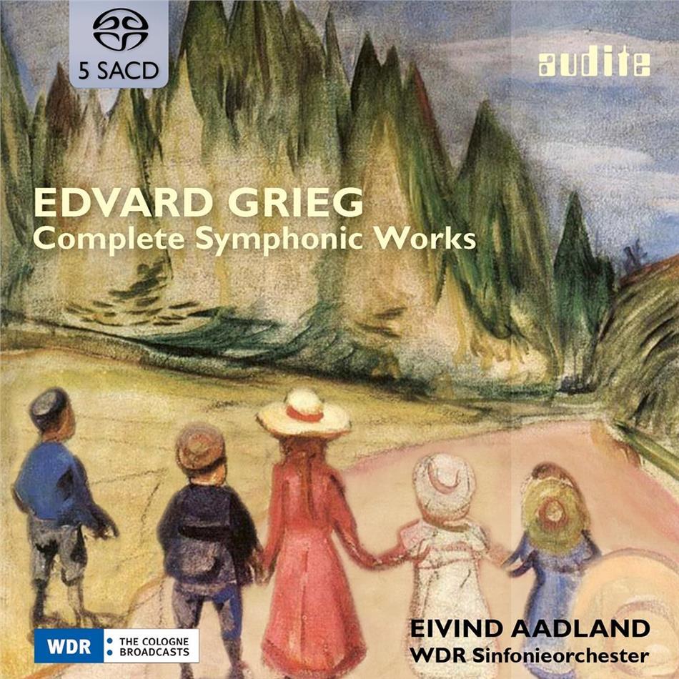 Edvard Grieg (1843-1907), Eivind Aadland, Camilla Tilling, Tom Erik Lie, … - Complete Symphonic Works Hybrid SACD + 4 CDs