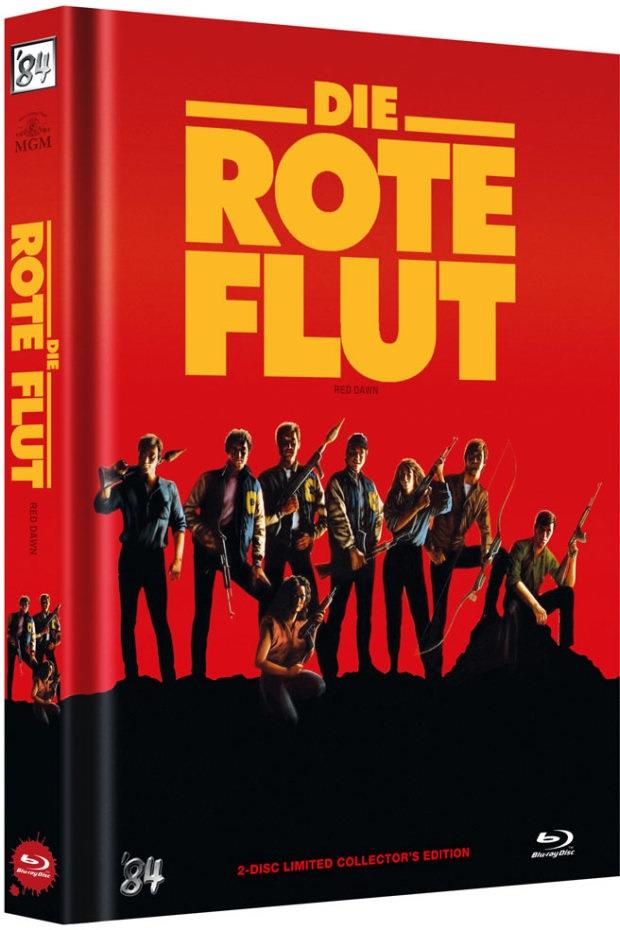 Die Rote Flut (1984) Cover B, Limited Collector's Edition, Mediabook, Uncut, Blu-ray + DVD