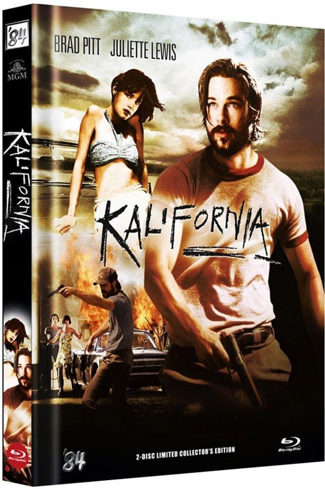 Kalifornia (1993) Cover B, Collector's Edition Limitata, Mediabook, Uncut, Blu-ray + DVD