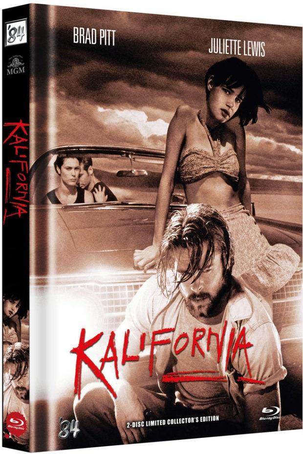 Kalifornia (1993) Cover C, Collector's Edition Limitata, Mediabook, Uncut, Blu-ray + DVD
