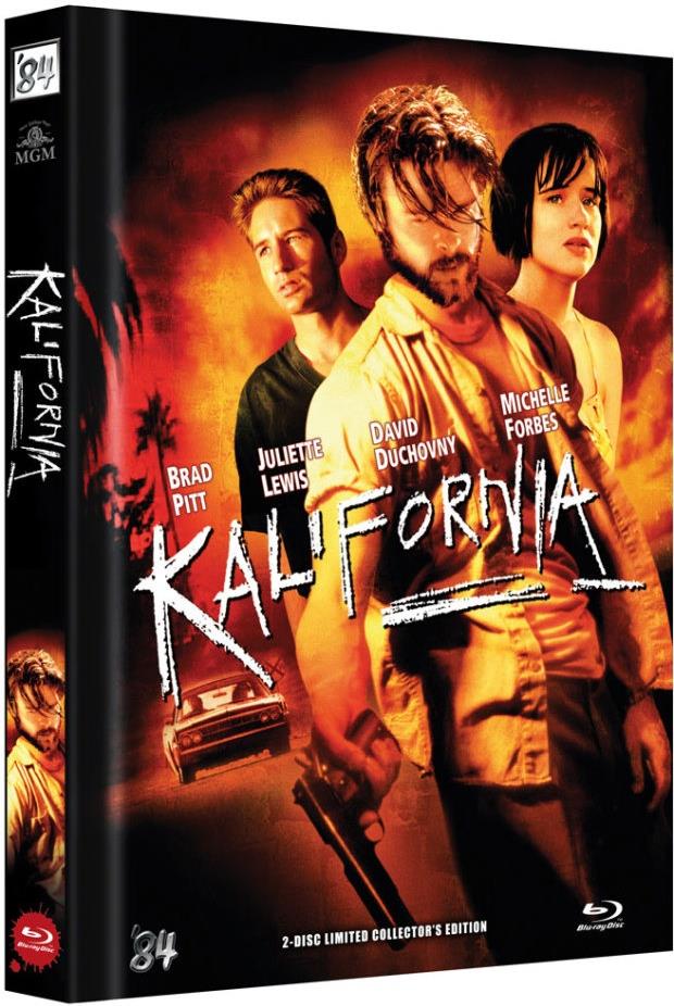 Kalifornia (1993) Cover D, Collector's Edition Limitata, Mediabook, Uncut, Blu-ray + DVD