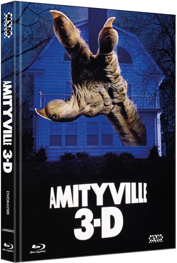 Amityville 3-D (1983) Cover B, Limited Collector's Edition, Mediabook, Blu-ray + DVD