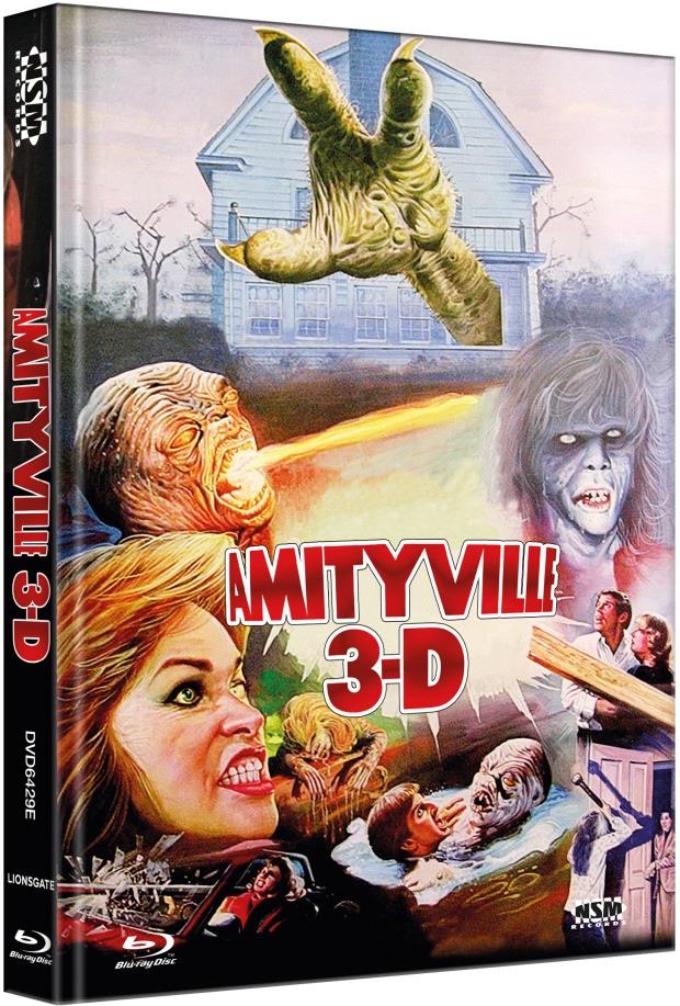 Amityville 3-D (1983) Cover E, Limited Collector's Edition, Mediabook, Blu-ray + DVD