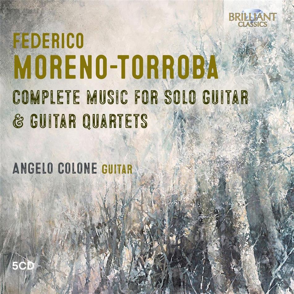 Federico Moreno Torroba (1891-1982) & Angelo Colone - Complete Music For Solo Guitar & Guitar Quartets 5 CDs
