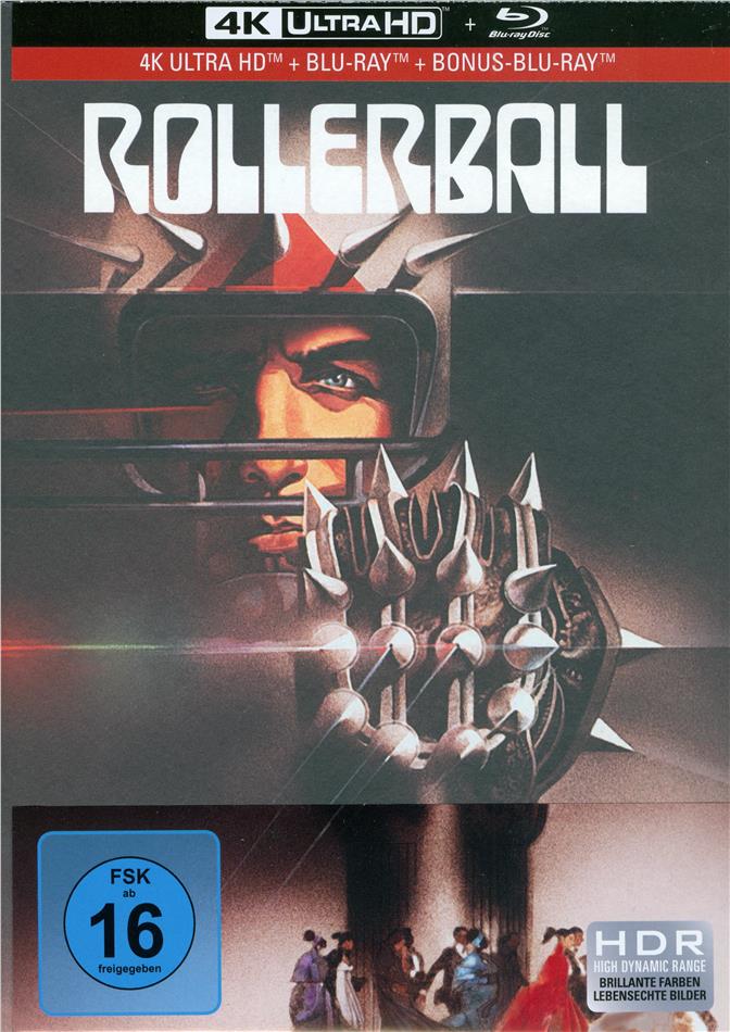 Rollerball (1975) Limited Collector's Edition, Mediabook, Remastered, Restored, 4K Ultra HD + 2 Blu-rays