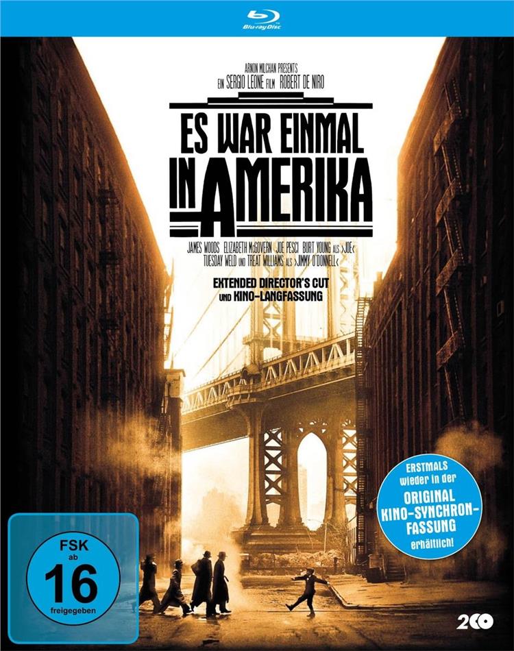 Es war einmal in Amerika (1984) Extended Director's Cut, Kino - Langfassung, 2 Blu-rays