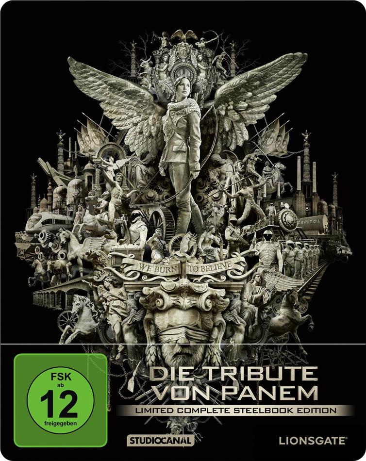 Die Tribute von Panem - Complete Collection Edizione Limitata, Steelbook, 4 Blu-ray