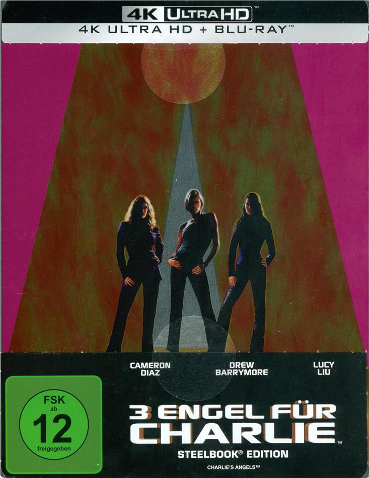 3 Engel für Charlie (2000) Limited Edition, Steelbook, 4K Ultra HD + Blu-ray