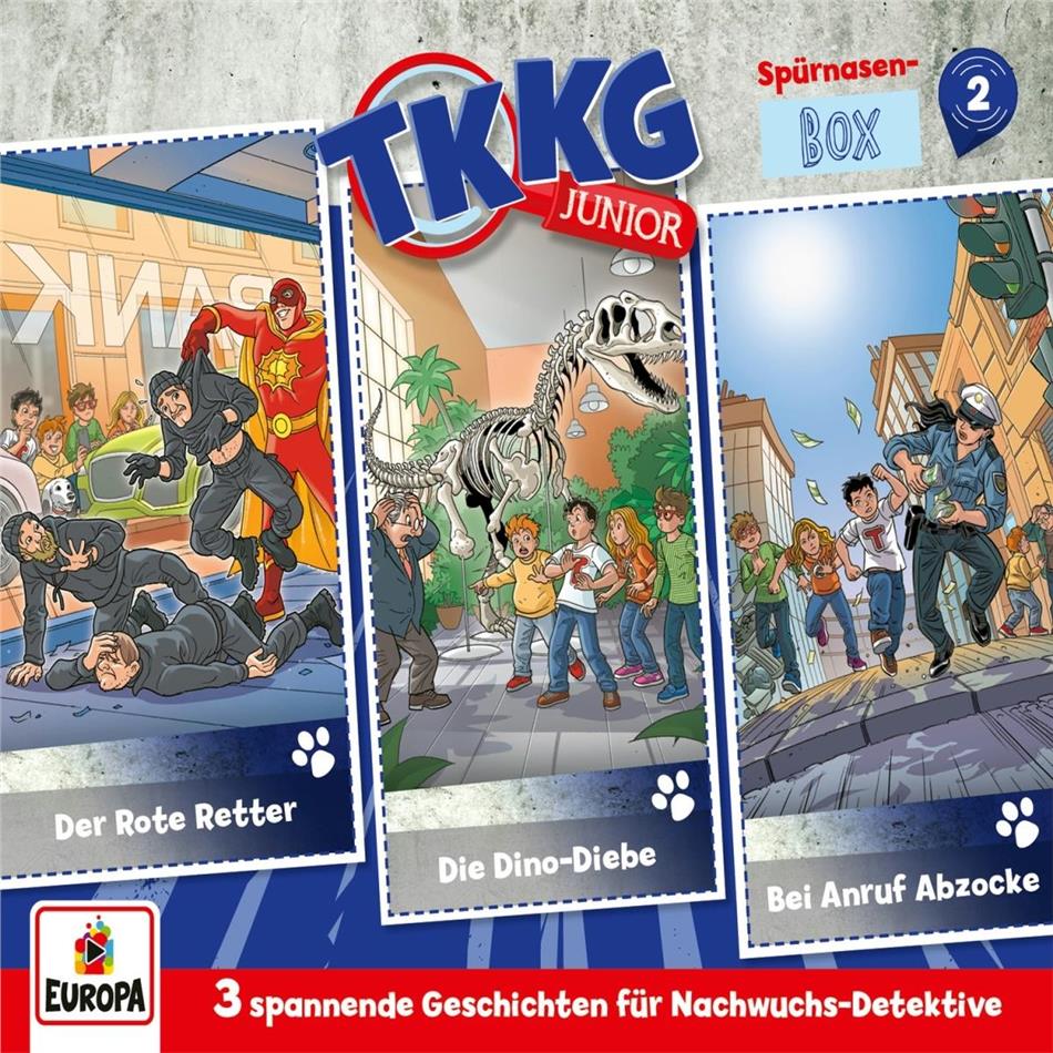 TKKG Junior - Spürnasen-Box 2 (Folgen 4, 5, 6) 3 CDs