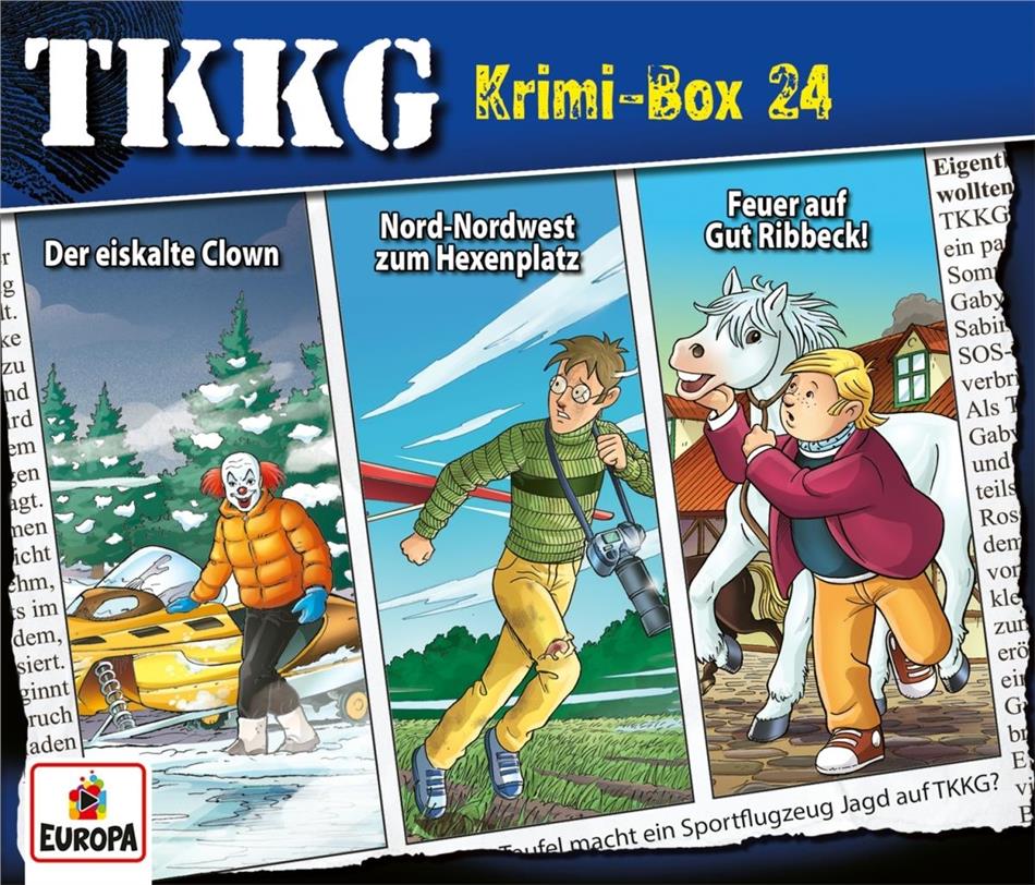 TKKG - Krimi-Box 24 (Folgen 190,191,192) 3 CDs