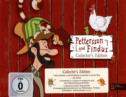 Pettersson und Findus - Alle Staffeln und Kinofilme in einer Box (Édition Collector, 12 DVD)