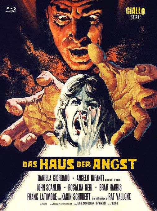 Das Haus der Angst (1974) Eurocult Collection, Cover A, Giallo Serie, Édition Limitée, Mediabook