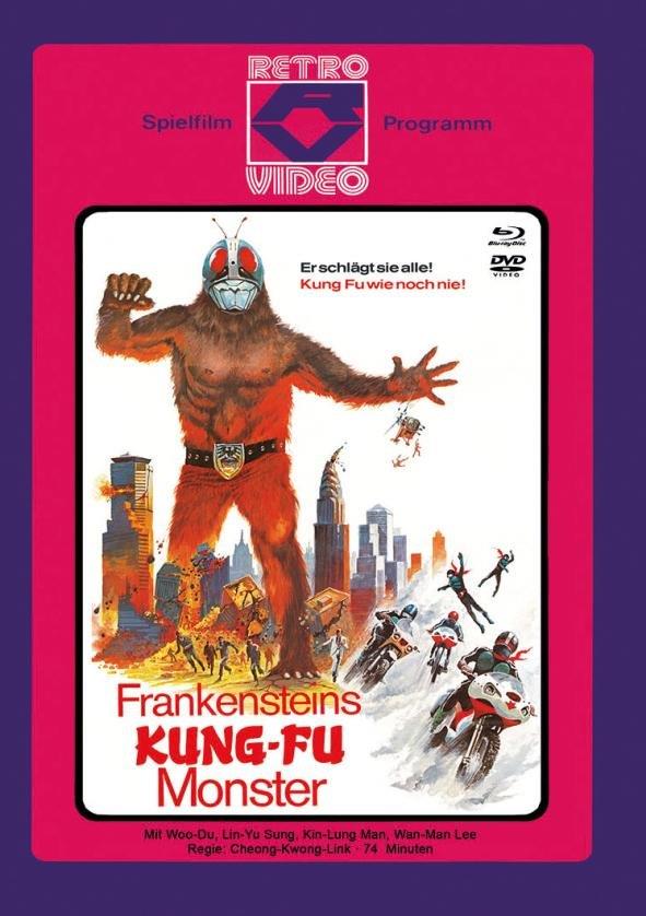 Frankensteins Kung-Fu Monster (1975) Cover C, Limited Edition, Mediabook, Blu-ray + DVD