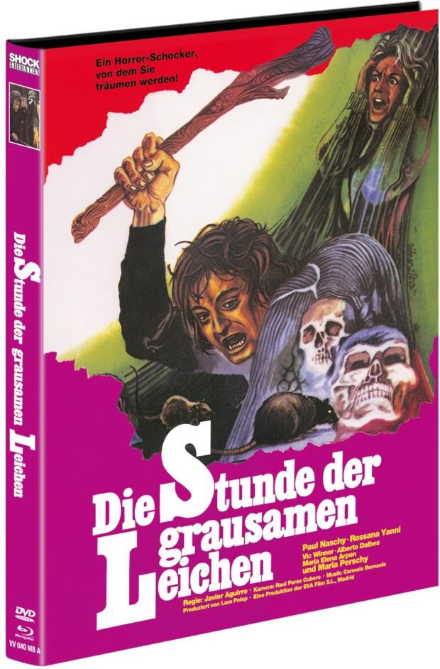 Die Stunde der grausamen Leichen (1973) Cover A, Édition Limitée, Mediabook, Blu-ray + DVD