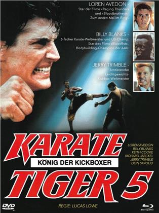 Karate Tiger 5 - König der Kickboxer (1990) (Cover B, Limited Edition, Mediabook, Blu-ray + DVD)