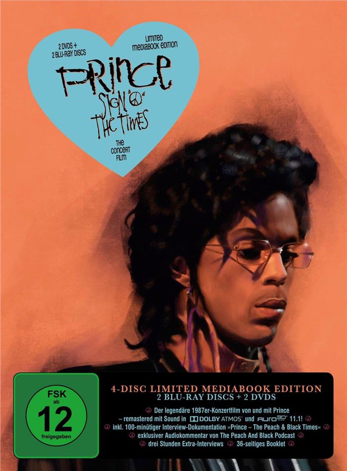 Prince – Sign "O" the Times Limited Edition, Mediabook, 2 Blu-rays + 2 DVDs