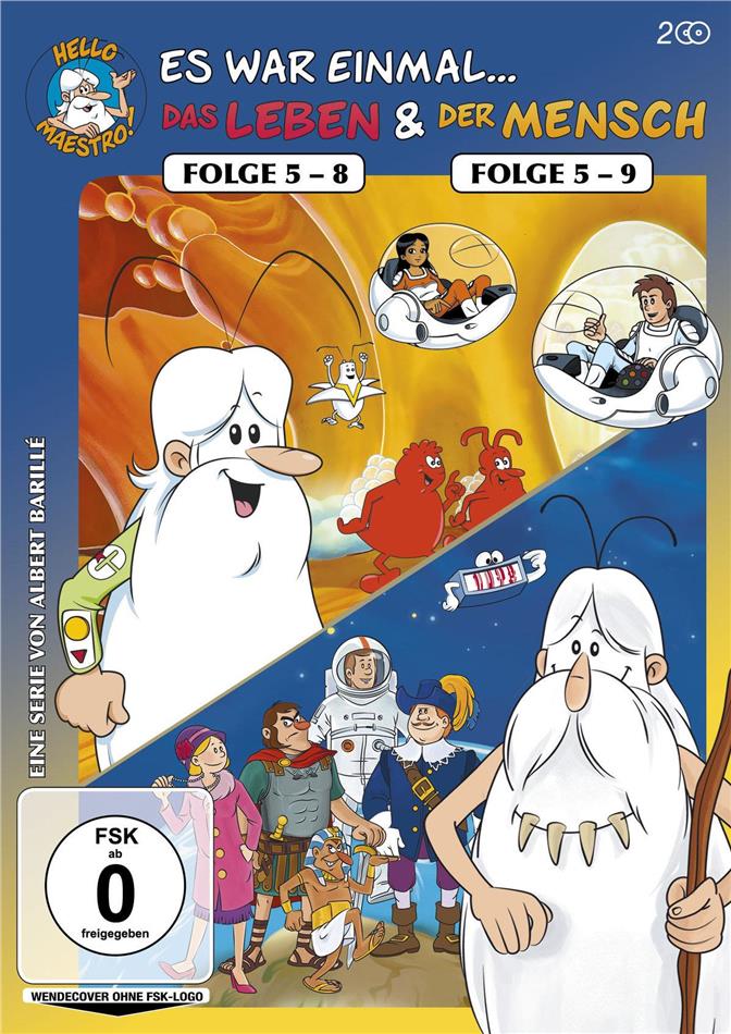 Es war einmal... Das Leben Folge 5-8 & Es war einmal... Der Mensch Folge 5-9 2 DVDs