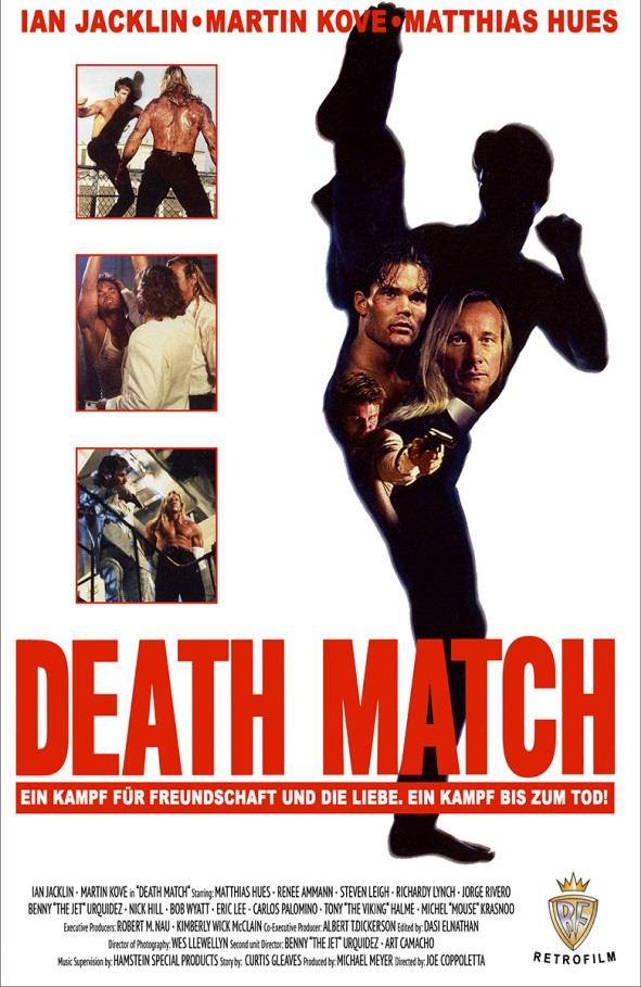 Death Match (1994) Grosse Hartbox, Cover A, Édition Limitée, Uncut
