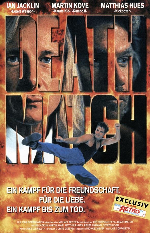 Death Match (1994) Grosse Hartbox, Cover B, Édition Limitée, Uncut