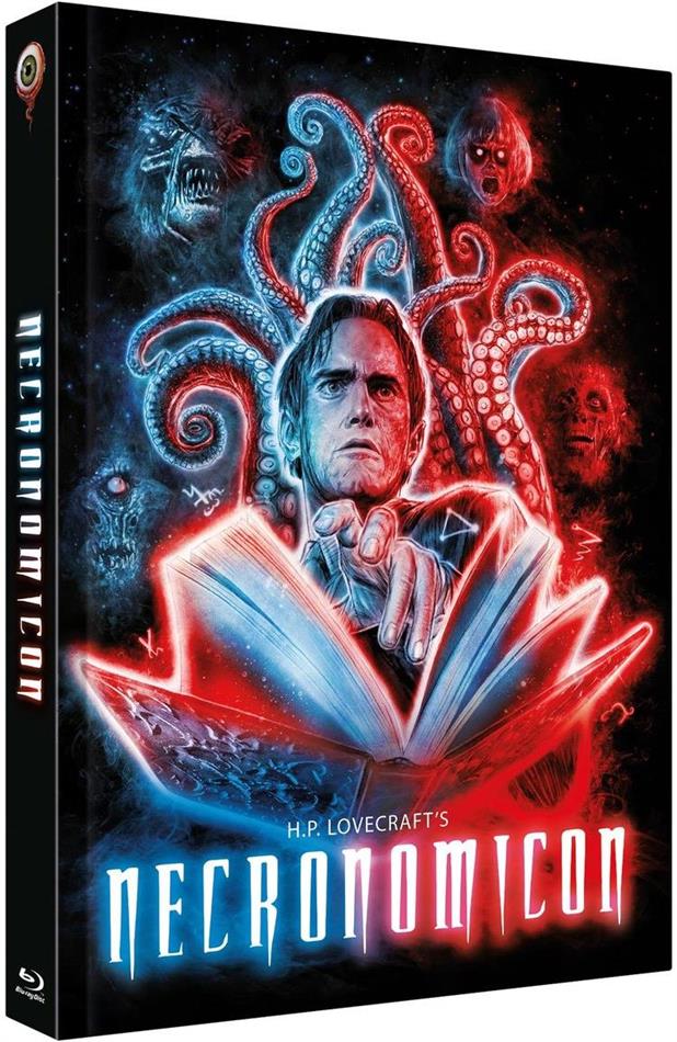 Necronomicon (1993) Cover B, Limited Edition, Mediabook, Uncut, Blu-ray + 2 DVDs