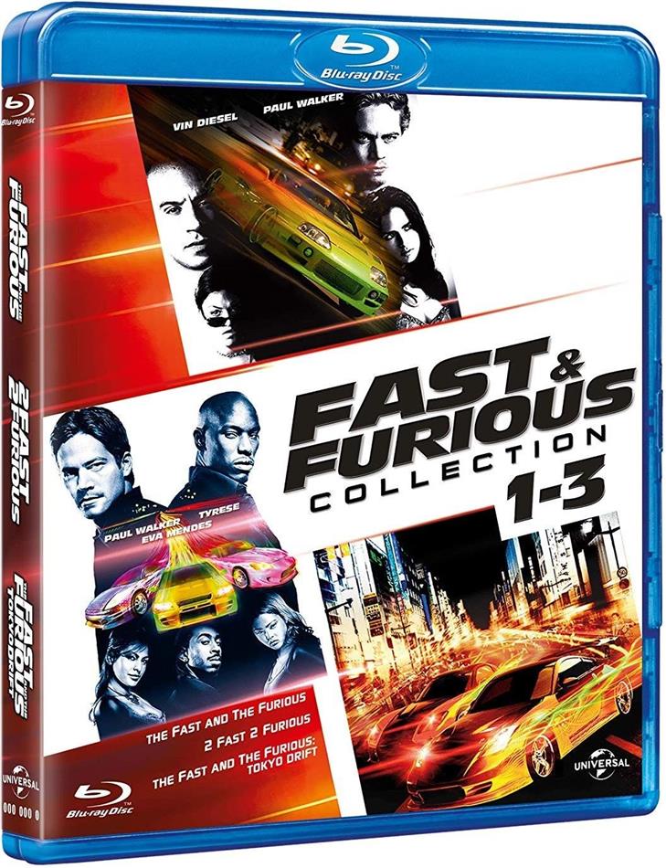 Fast & Furious 1-3 - (Tuning Collection) 3 Blu-ray
