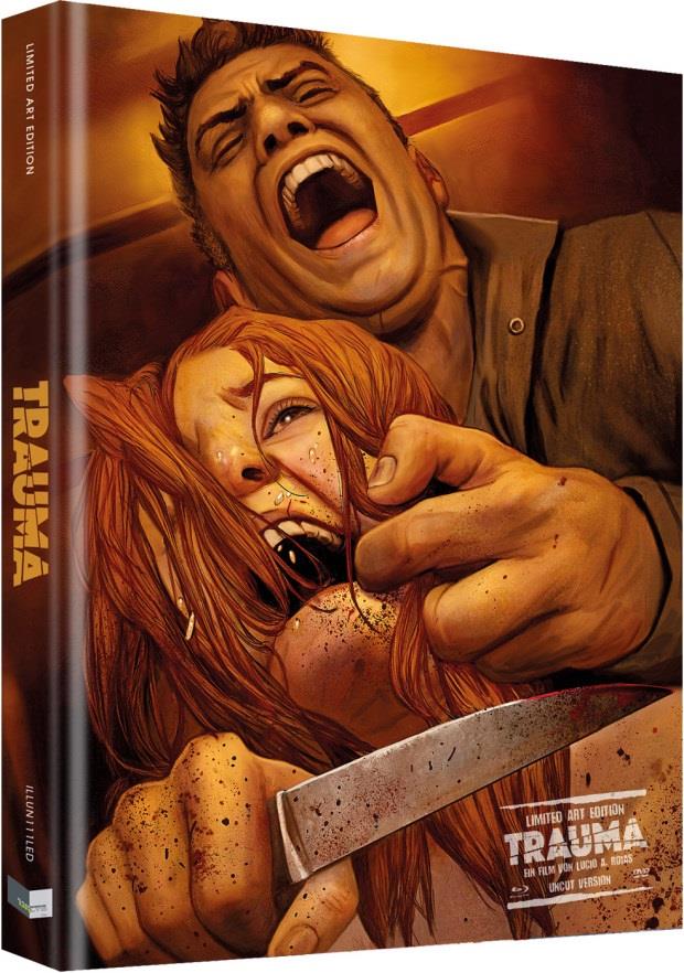 Trauma - Das Böse verlangt Loyalität (2017) Art Edition, Cover D, Limited Edition, Mediabook, Uncut, Blu-ray + DVD