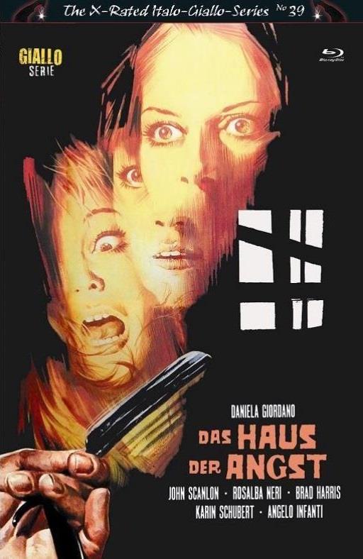 Das Haus der Angst (1974) Grosse Hartbox, Cover B, The X-Rated Italo-Giallo-Series, Giallo Serie, Édition Limitée