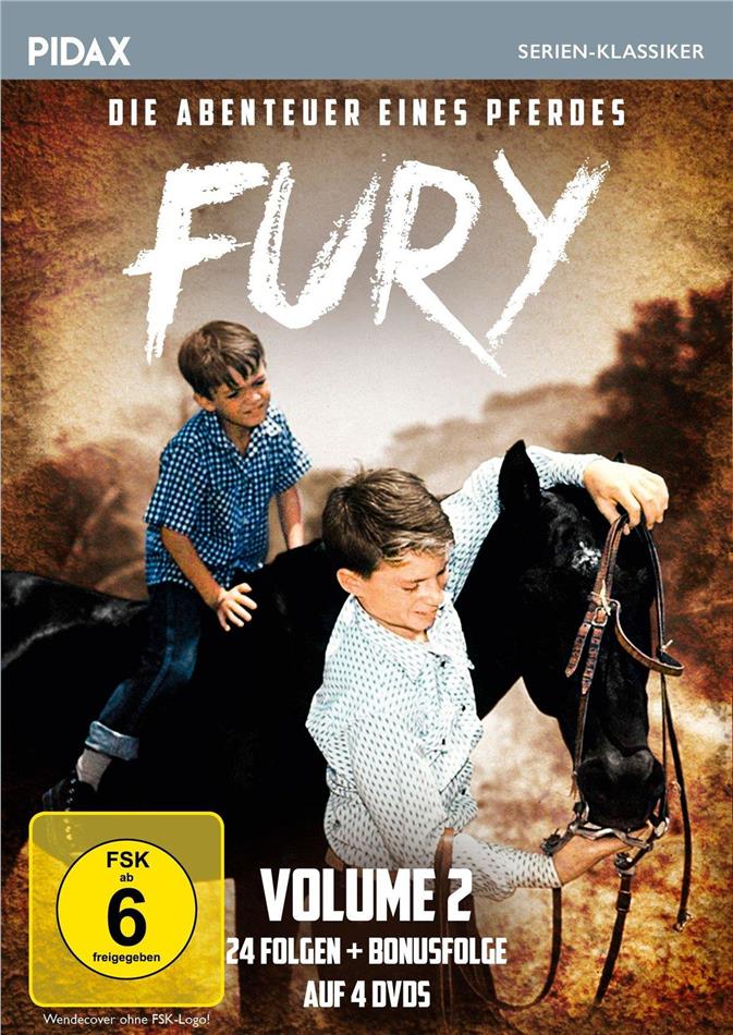 Fury - Die Abenteuer eines Pferdes - Vol. 2 Pidax Serien-Klassiker, 4 DVD