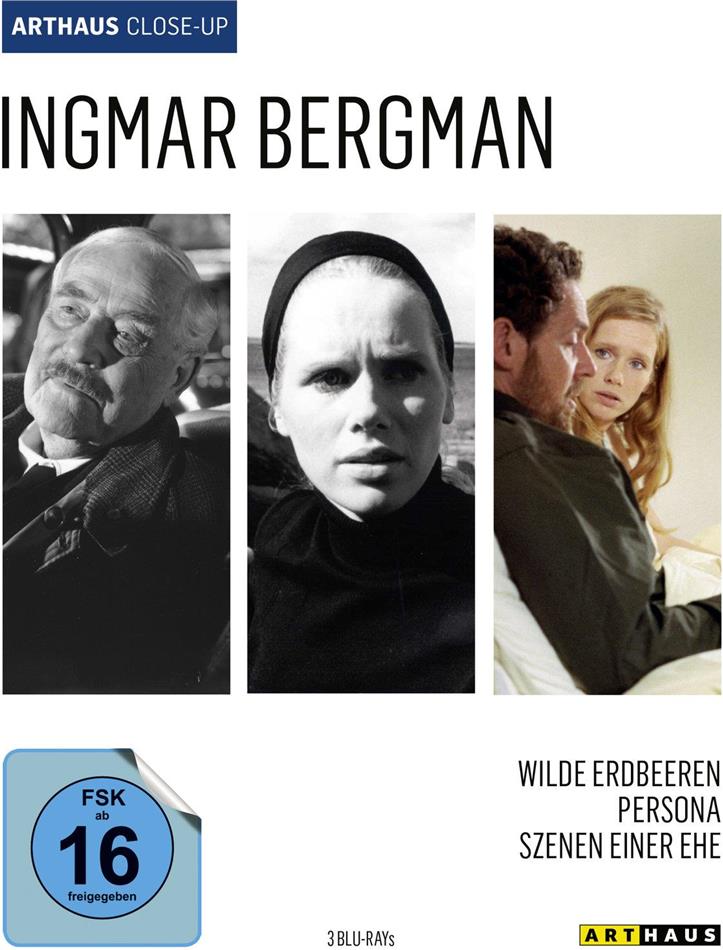 Ingmar Bergman - Wilde Erdbeeren / Persona / Szenen einer Ehe Arthaus Close-Up, 3 Blu-rays