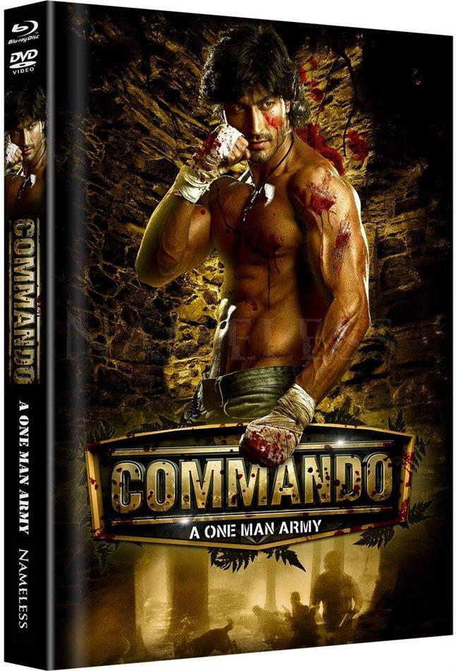 Commando - A One Man Army (2013) Cover A, Édition Limitée, Mediabook, Blu-ray + DVD