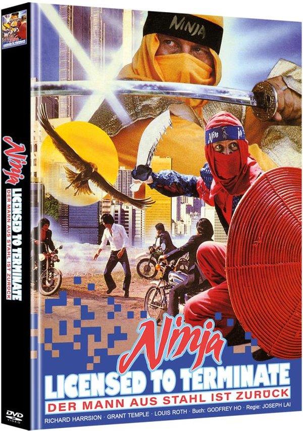 Ninja - Licensed to Terminate (1987) Cover B, Limited Edition, Mediabook, Uncut, 2 DVDs