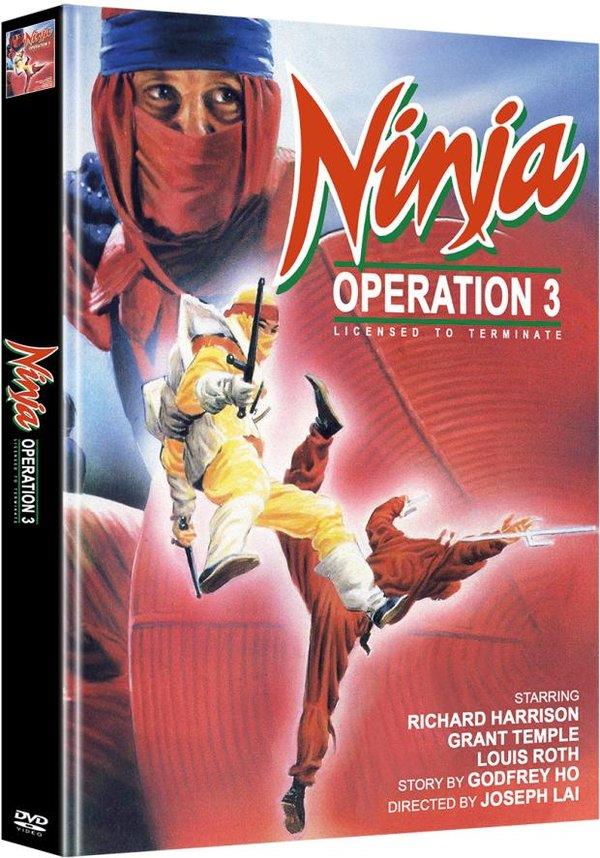 Ninja Operation 3 - Licensed to Terminate (1987) Cover A, Limited Edition, Mediabook, Uncut, 2 DVDs