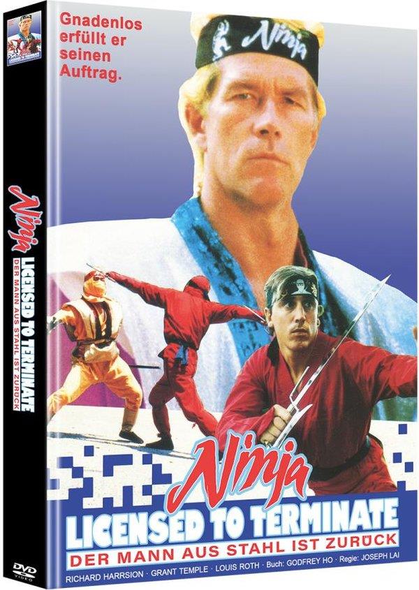 Ninja - Licensed to Terminate (1987) Cover C, Limited Edition, Mediabook, Uncut, 2 DVDs
