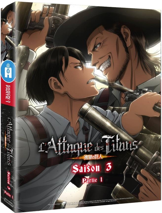 L'Attaque des Titans - Saison 3 - Partie 1 Édition Collector, Mediabook, 2 Blu-ray