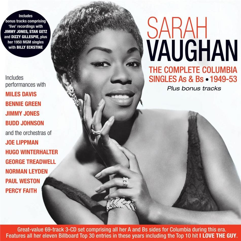 Sarah Vaughan - Complete Columbia Singles A's & B's 1949 -1953 3 CD