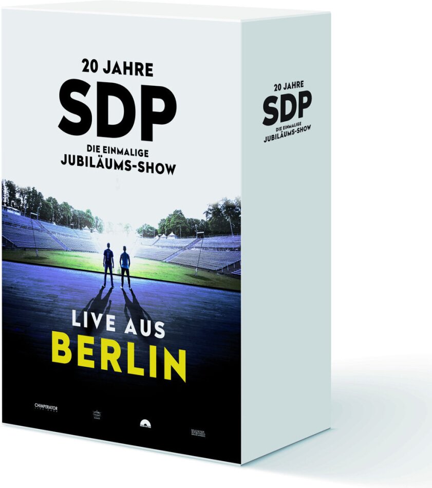 SDP - 20 Jahre - Die einmalige Jubiläums-Show - Live aus Berlin Limited Boxset, Blu-ray + 3 CDs
