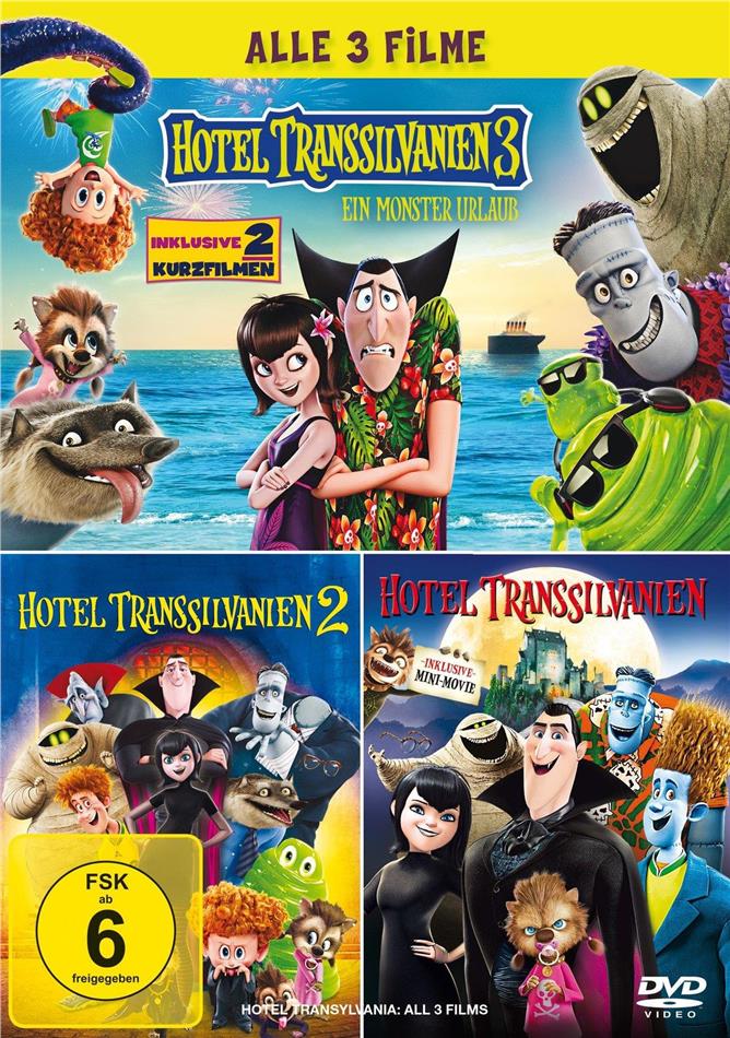 Hotel Transsilvanien 1-3 3 DVDs