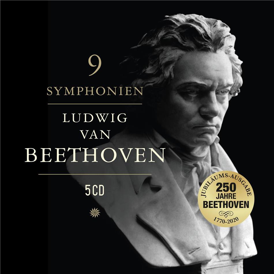 Ludwig van Beethoven (1770-1827) - 9 Symphonien Delta New, 5 CDs