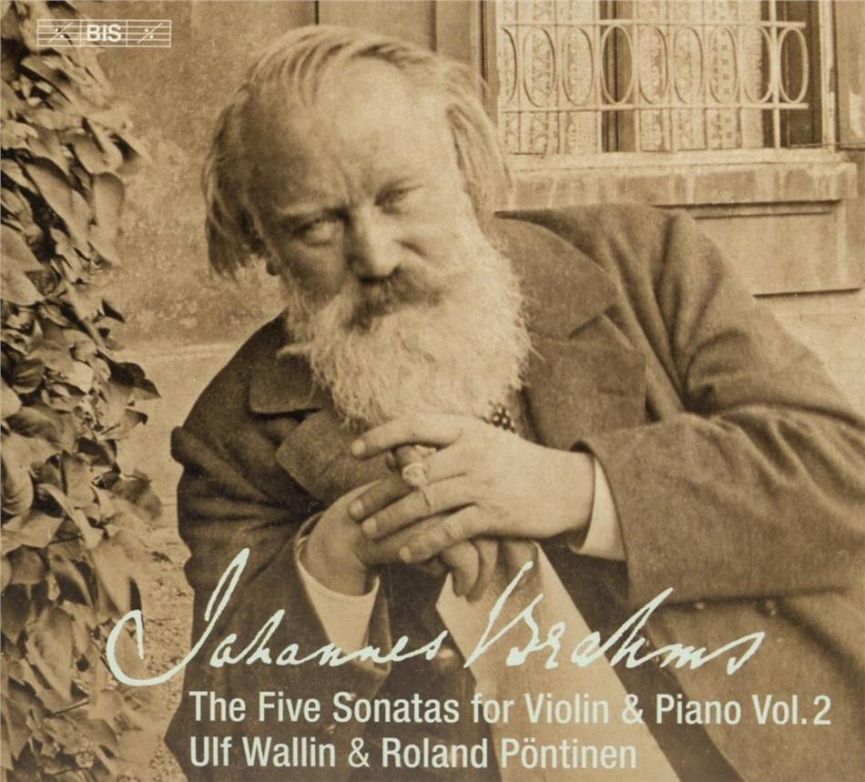 Johannes Brahms (1833-1897), Ulf Wallin & Roland Pöntinen - The Five Sonatas For Violin An Piano SACD